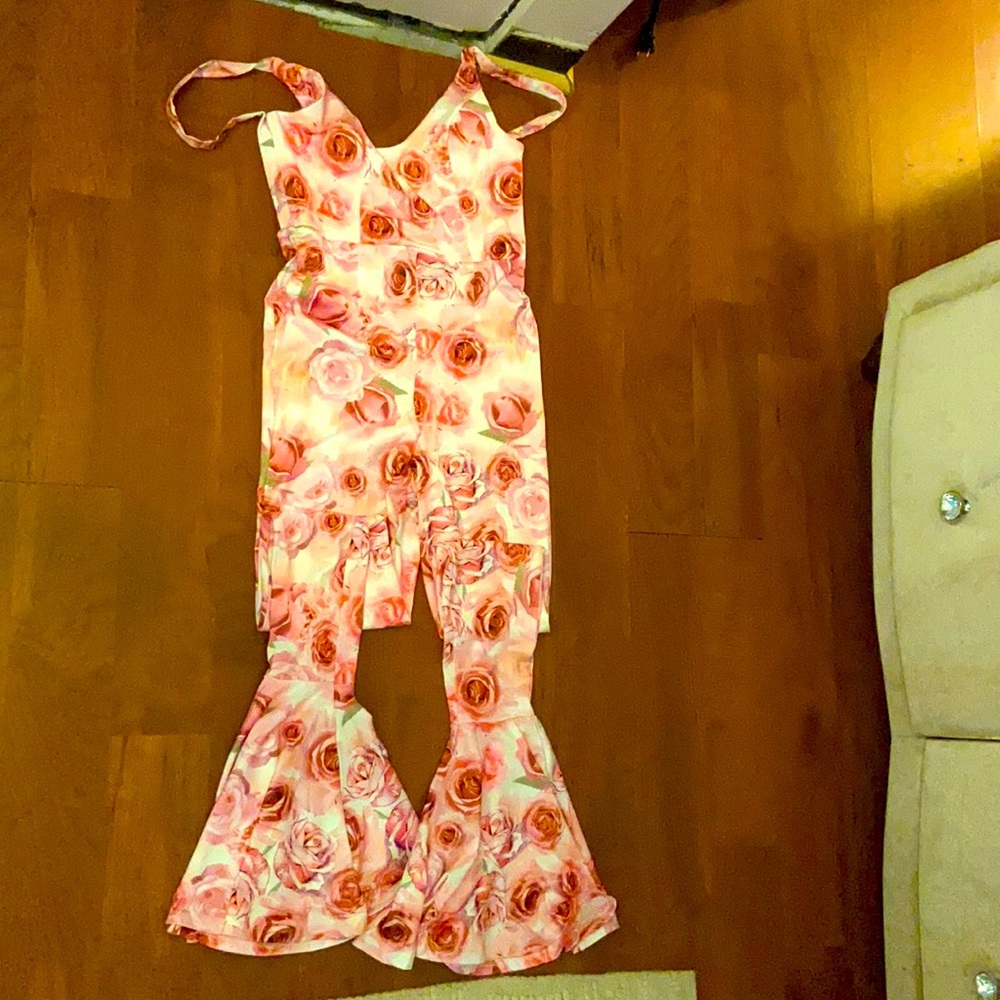 flower jumper with back out